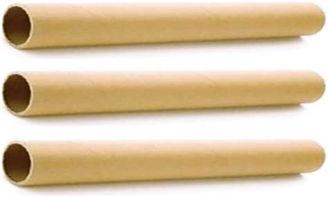 Cardboard Mailing Tubes Without Caps by AirKart (Brown) - Paper Tubes ...