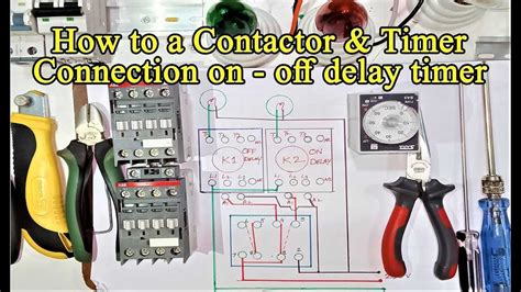 Image result for Delay Timer Connection On Contactors
