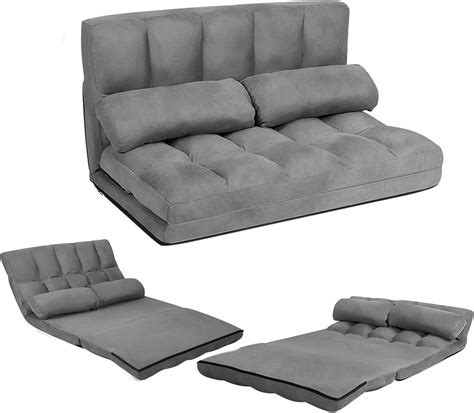 Amazon.com: KOMFOTT Adjustable Floor Sofa Bed, Foldable Lazy Sofa ...