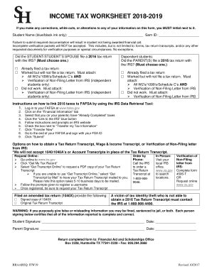 Fillable Online parent disbursement authorization 2016-2017 - Sam ...