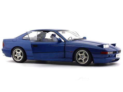 1990 BMW 850 CSI E31 Blue 1:18 Solido diecast Scale Model collectible ...