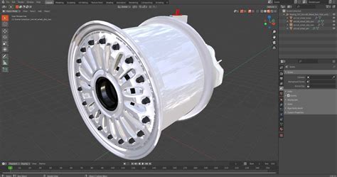 3D model Boeing 737 Aircraft Wheel Rim Disk with Brake | 3D Molier ...