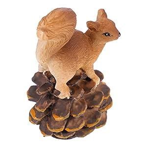 3NH® Miniature Squirrel Figurine Resin Cute Animal Figure Model Toy ...