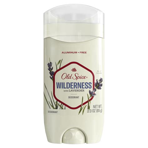 Old Spice Men's Deodorant Aluminum-Free Wilderness with Lavender, 3oz ...