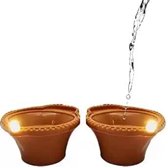 Buy Geocell Plastic LED Water Sensor Diyas with Water Sensing ...