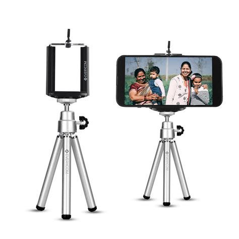 Everycom Mini Tripod with Mount Compatible with All Mobile Phones and ...