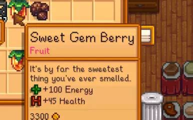 Rose's Sweet Gem Berry Expanded at Stardew Valley Nexus - Mods and ...