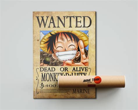 One Piece Wanted Poster Luffy