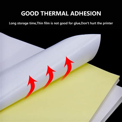 Buy Willstar 100PCS Vinyl Sticker Paper Adhesive Decal Paper Printable ...