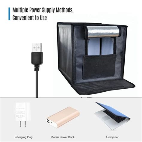 HIFFIN® 832"/80CM Photo Studio Light Box Shooting Tent, Adjustable 126