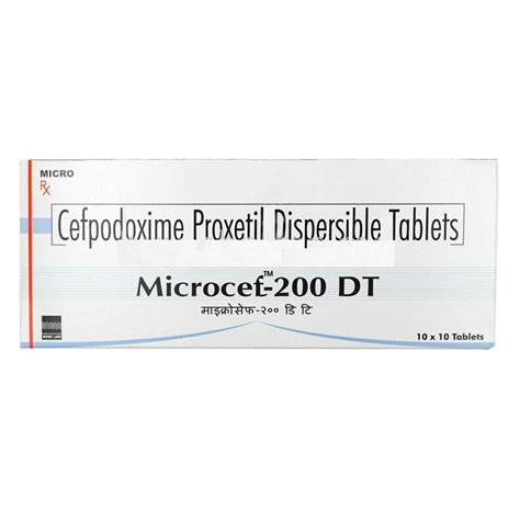 Microcef-200 DT - Strip of 10 Tablets : Amazon.in: Health & Personal Care
