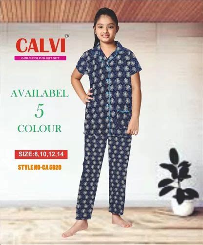 Girls night suit - Girls Pyjama set. Manufacturer from Tiruppur