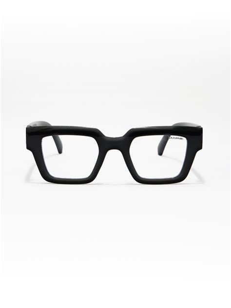 KJ | Black Transparent Oversize Sunglass – ZAADRAN