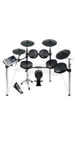 Alesis DM6 USB Kit Five-Piece Electronic Drum Set(Black) : Amazon.in ...