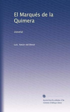 El Marqués de la Quimera: (novela) : Amazon.in: Books