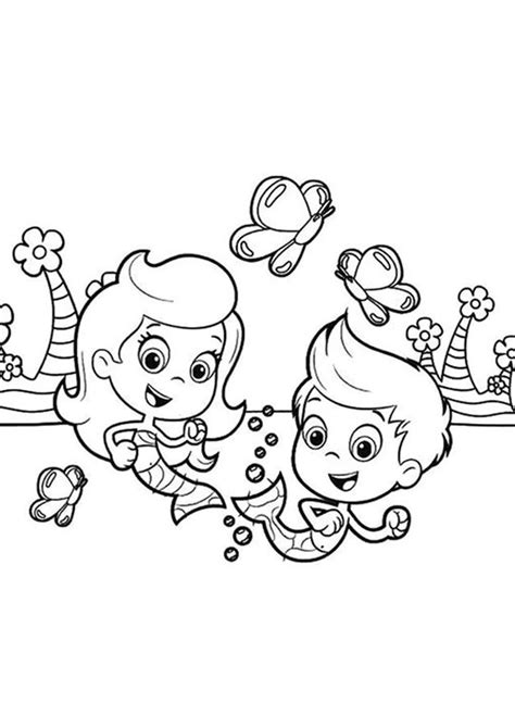 Coloring Pages Bubble Guppies