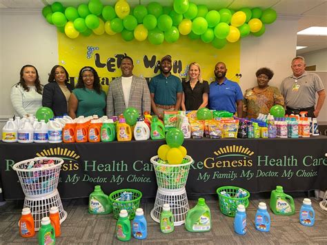 ReGenesis Health Care donates baskets of laundry supplies to The ...