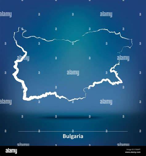 Doodle Map of Bulgaria - vector illustration Stock Vector Image & Art - Alamy