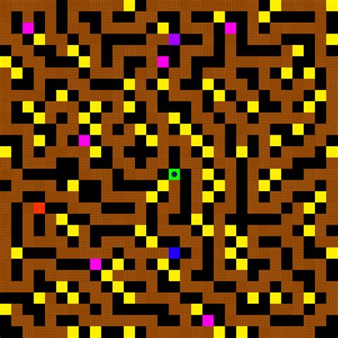 Writing a Maze Program Using DFS 的图像结果