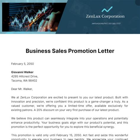 Business Promotion Letter Example 的图像结果