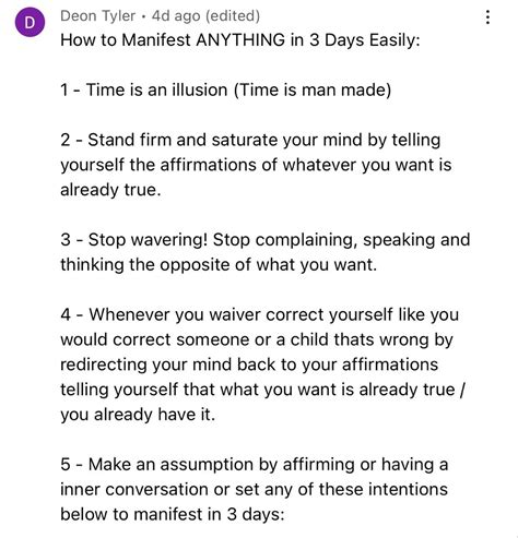 Manifestations Meaning