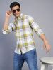 JadeBlue Slim Fit Checked Casual Shirt for Men | Stylish 100% Cotton ...