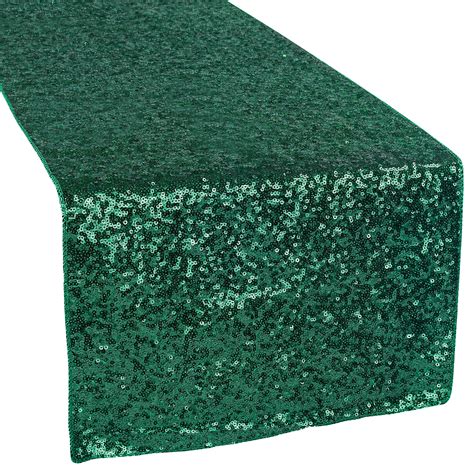 Glitz Sequin Table Runner - Emerald Green - CV Linens™