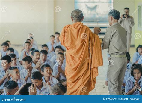 KANCHANABURI THAILAND - JUNE 14 : Unidentified Teachers and Stud ...