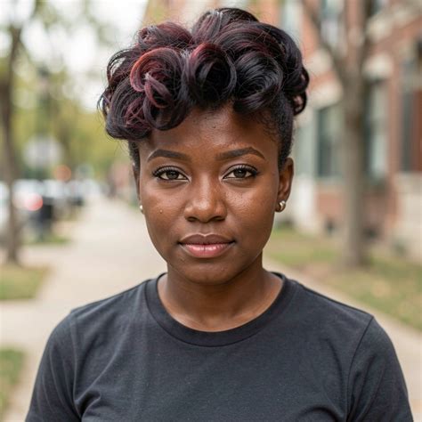 Curly Mohawk Hairstyle For Women