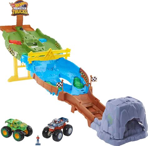 Hot Wheels Monster Trucks Playset with Monster India | Ubuy