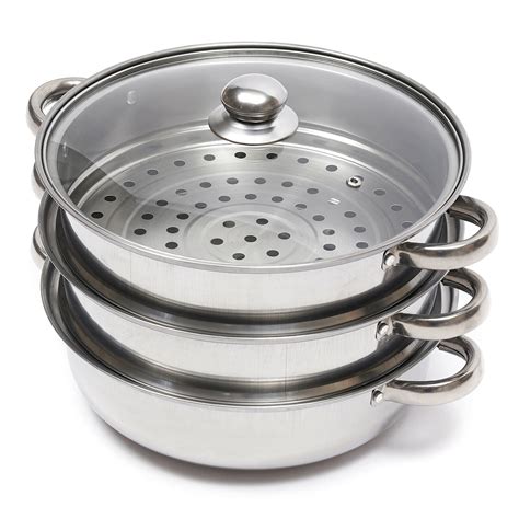 Stainless Steel Steam Pot Steamer Food Steamer Handle Design Steamer ...