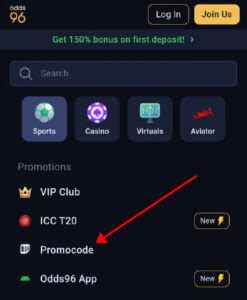 Odds96 Online Betting & Casino Website | Get 10000 INR | Login