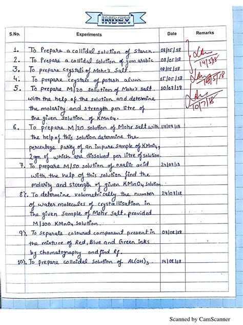 Chemistry Practical File 的图像结果