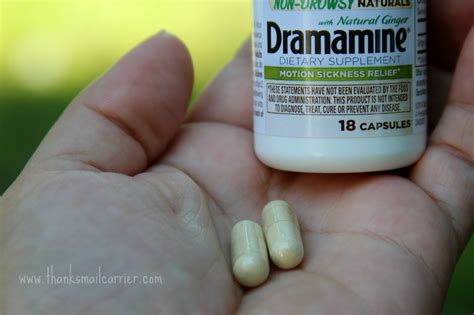 Thanks, Mail Carrier | New Dramamine® Non-Drowsy Naturals for Motion Sickness Relief {# ...