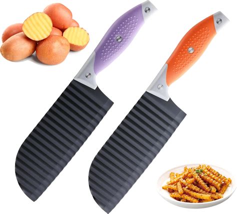 Amazon.com: 2 PCS Crinkle Cutter Knife, JJOO Stainless Steel Crinkle ...