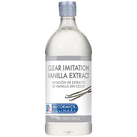 McCormick Culinary Clear Imitation BDF32 Vanilla Extract, 32 fl oz ...