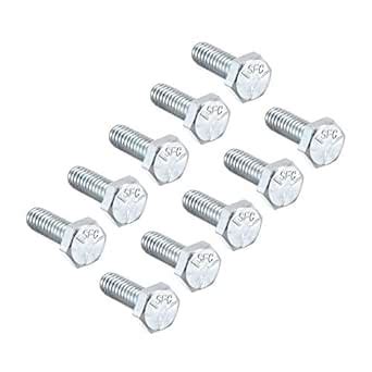 uxcell Hex Head Screw Bolts Carbon Steel 1/4"-20x3/4" Fastener Grade 5 ...