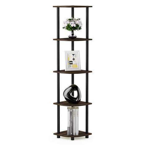 Furinno Turn-N-Tube 5 Tier Corner Display Rack Multipurpose Shelving ...