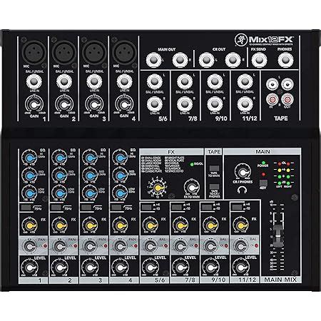 Mackie Mix Series Mix12Fx 12-Channel Effects Mixer : Amazon.in: Musical ...