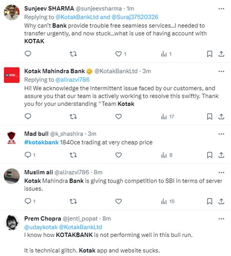 Kotak Mahindra Bank App Faces Technical Glitches and Service ...