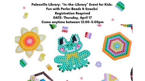 In-the-Library Activity for Kids: Spring Break Fun with Perler Beads ...