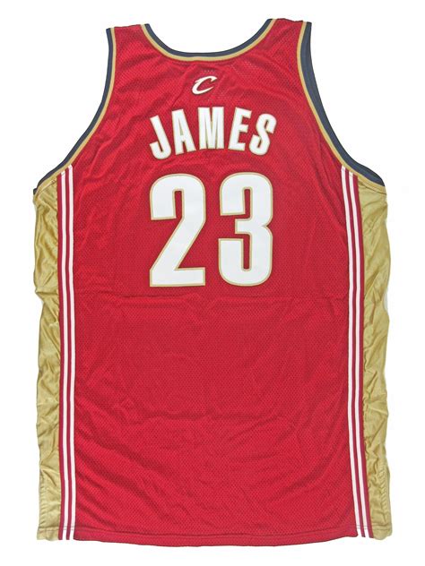 Lot - 2003-04 LeBron James Cavaliers Team Issued Road Jersey From his ...