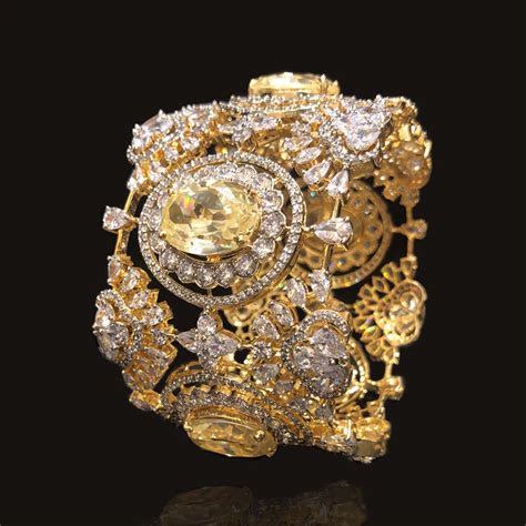 Looking for a CZ STATEMENT BRACELET for a cocktail party or a wedding ...