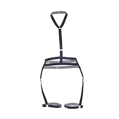 Buy NIMRA FASHION Women's Harness Innerwear Lingerie Set Open Strap Mid ...