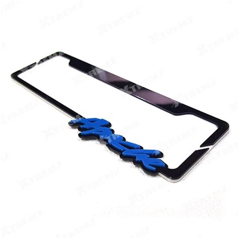 Apache Front & Rear Number Plate Set - Blue Color