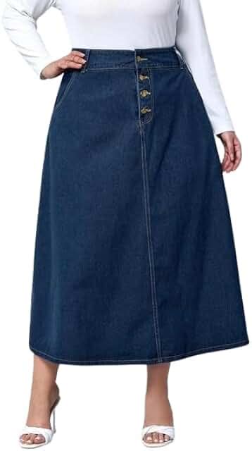 Amazon.in: Denim - Women's Skirts / Women's Skirts & Shorts: Clothing ...