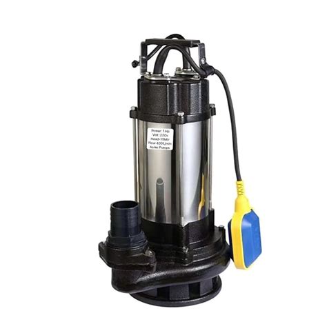 FLOJOY Asian Pumps Automatic 1 Hp 220V Outlet 2" Submersible Sewage ...
