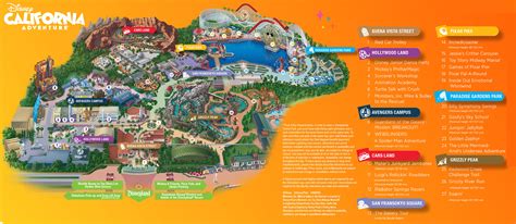 Map Of California Adventure