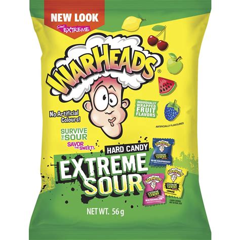 Warheads Extreme Sour Hard Candy 56g | Woolworths