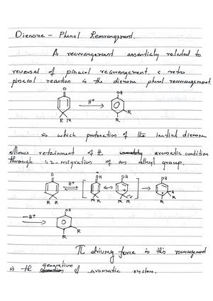 Beckmann Rearrangement - Organic Rearrangements - Studocu